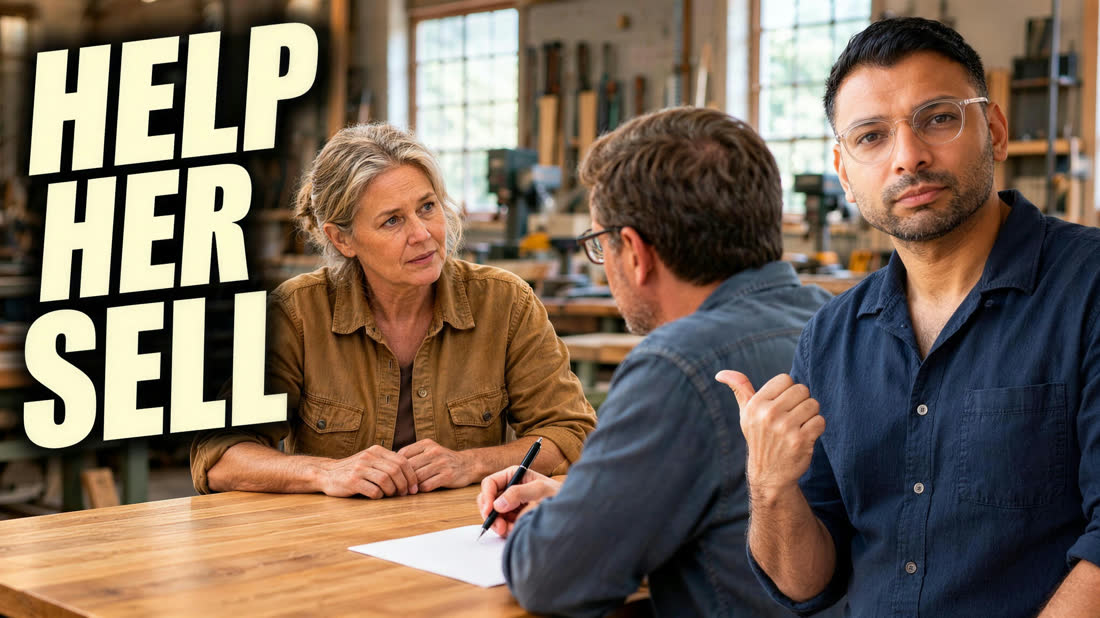 Episode thumbnail: Help her sell.